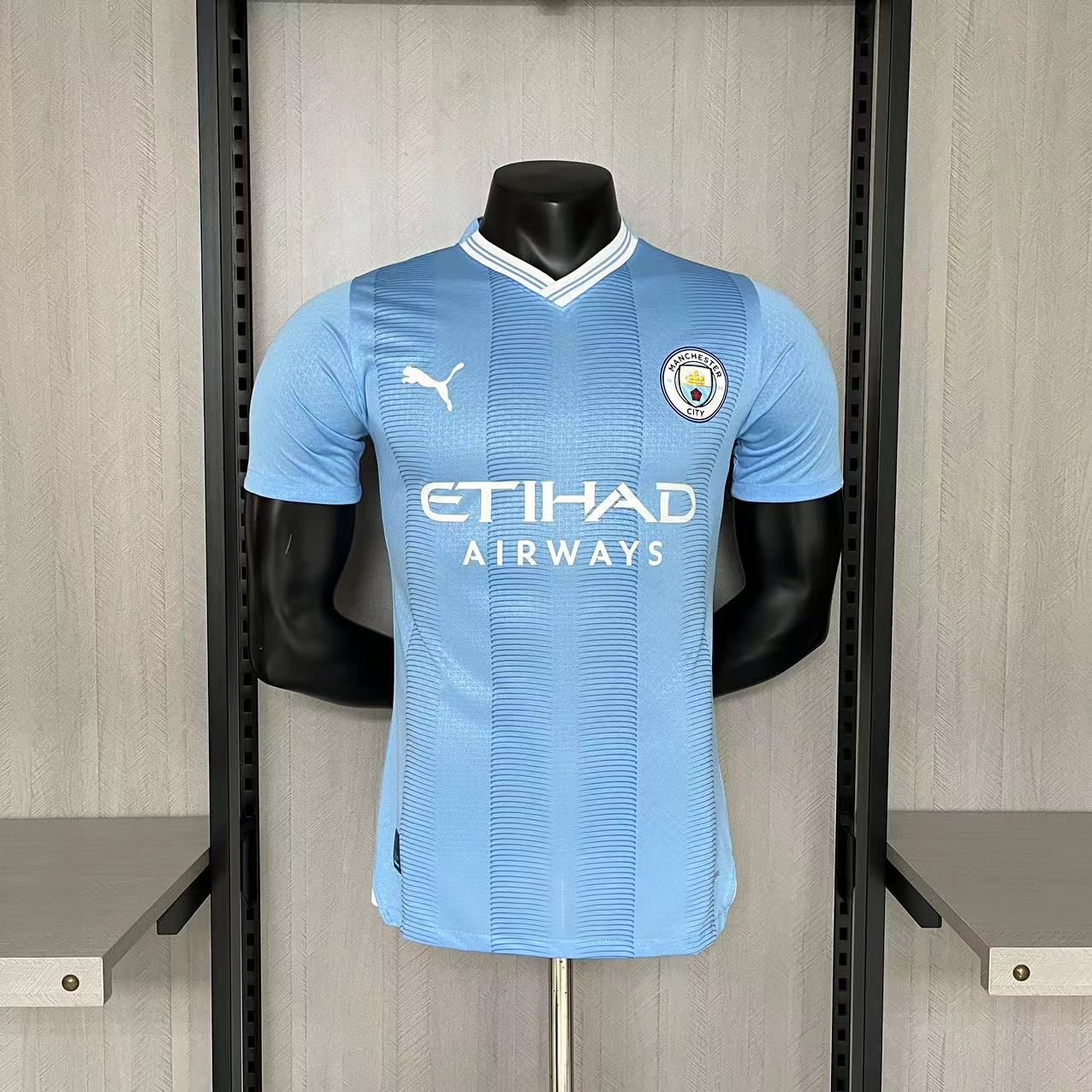 CAMISA MANCHESTER CITY VERSÃO JOGADOR HOME 23/24