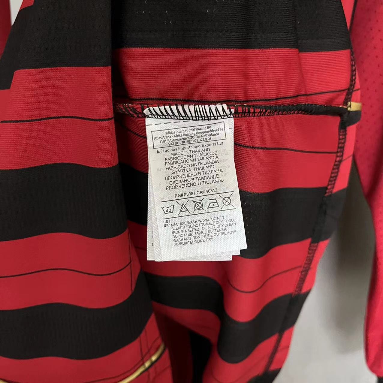 CAMISA RETRÔ MILAN HOME MANGA LONGA 13/14