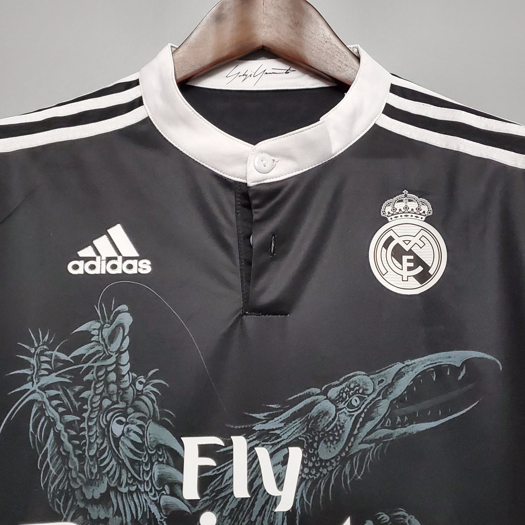 CAMISA REAL MADRID MANGA LONGA RETRÔ THIRD 14/15