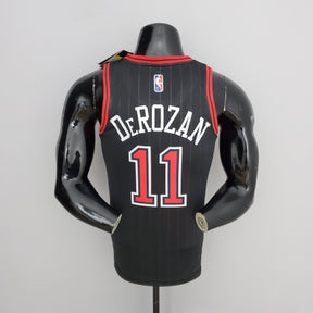 NBA 75TH CHICAGO BULLS FLYERS BLACK NBA JERSEY