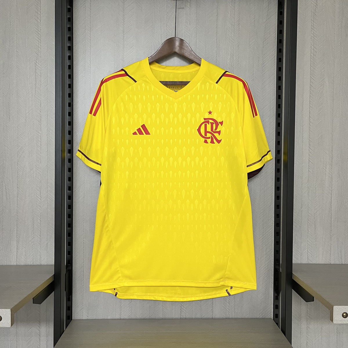 CAMISA FLAMENGO GOLEIRO AMARELO 24/25