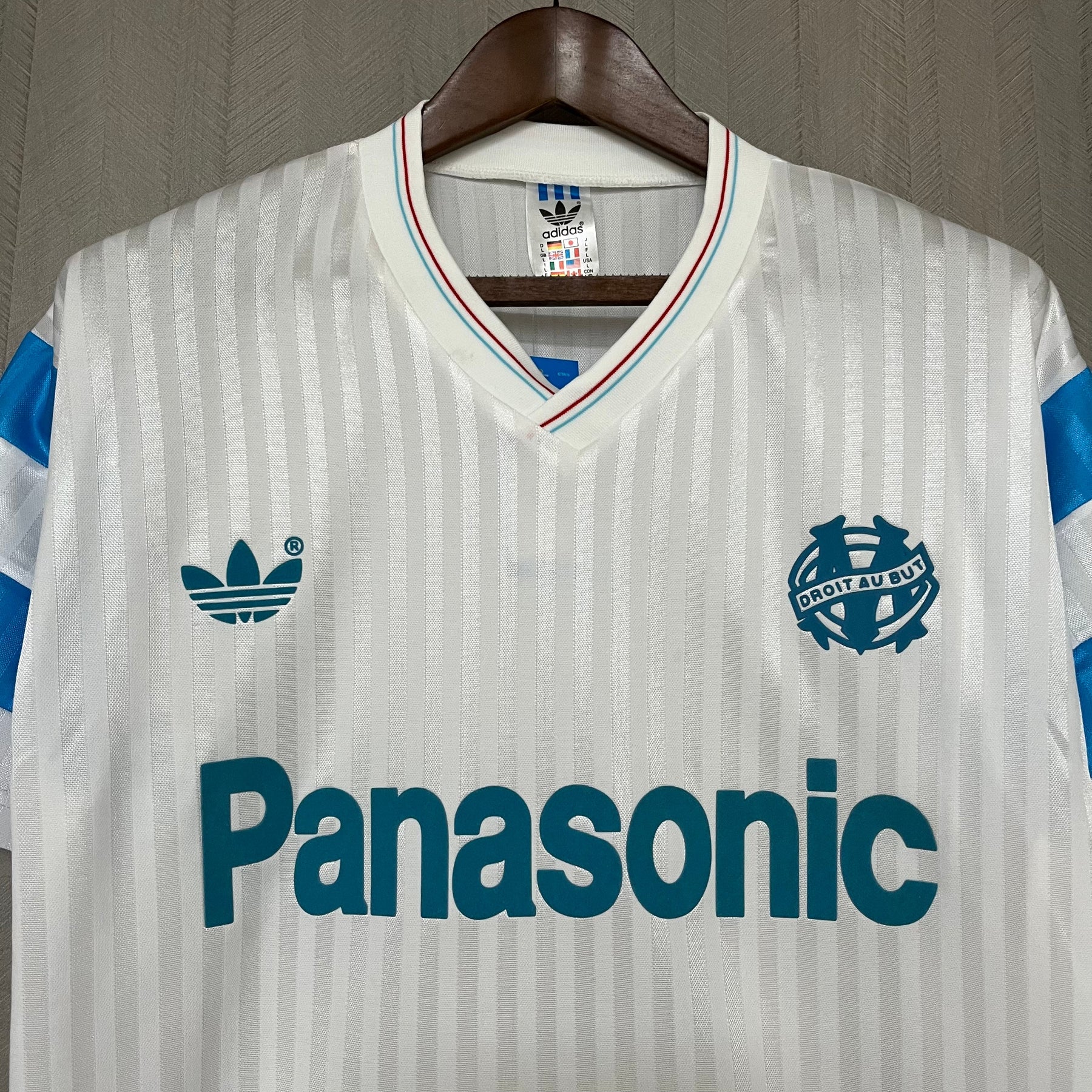 CAMISA RETRÔ OLIMPIQUE DE MARSELHA HOME 1990