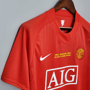 CAMISA RETRÔ MANCHESTER UNITED HOME 07/08