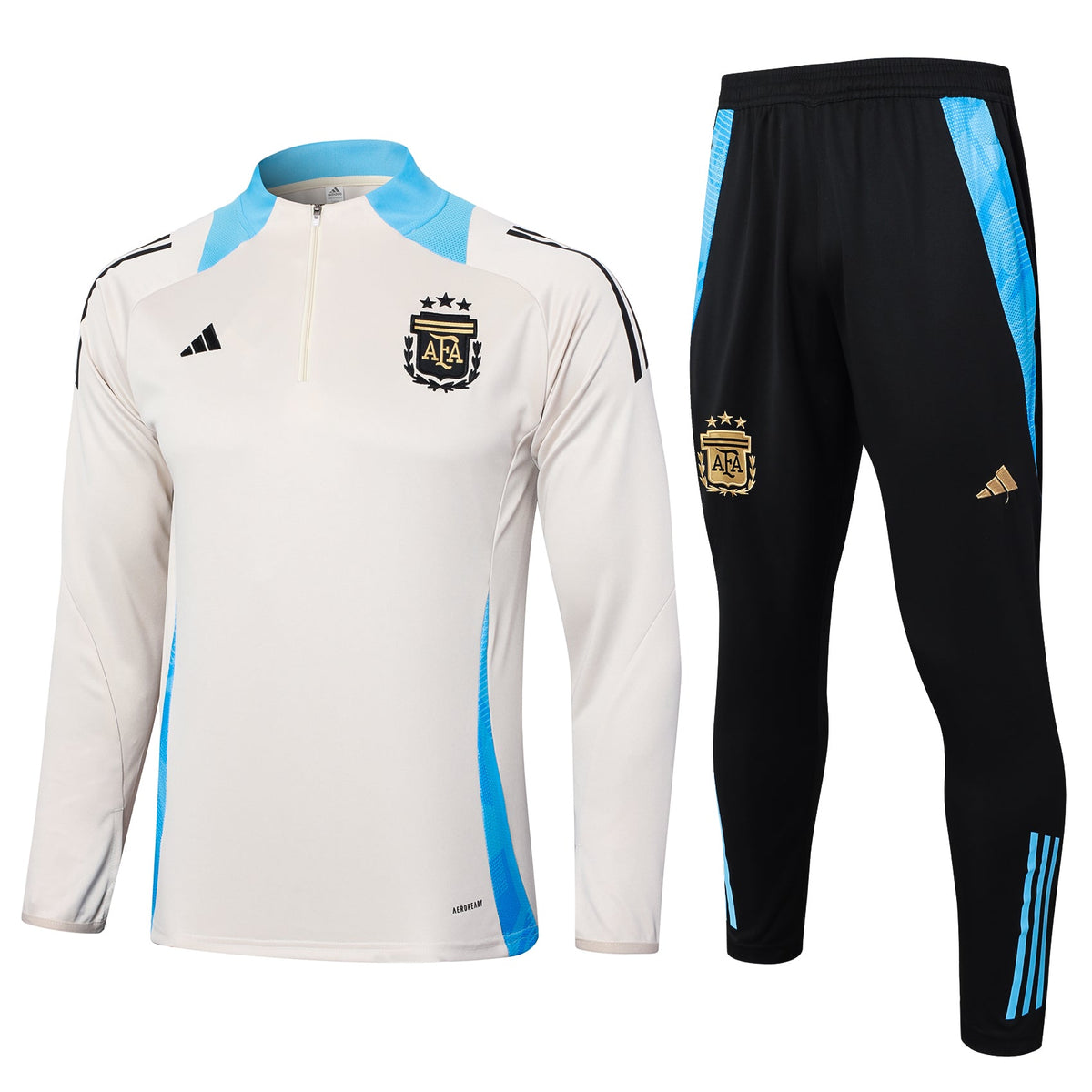 CONJUNTO DE TREINO ARGENTINA BEGE 24/25