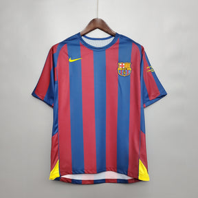 CAMISA RETRÔ BARCELONA HOME 2005/06