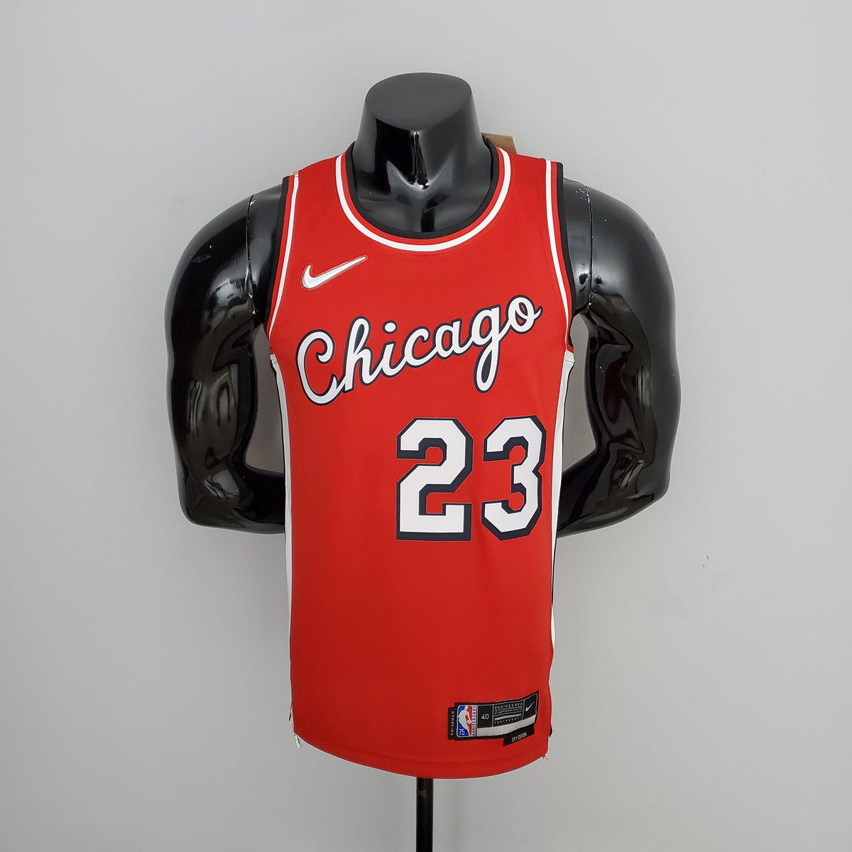 NBA 75TH CHICAGO BULLS CITY EDITION RED NBA JERSEY