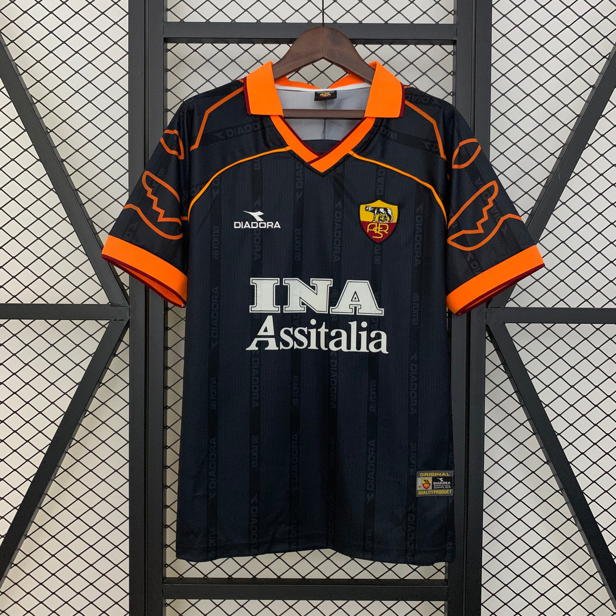 CAMISA RETRÔ ROMA AWAY 99/00