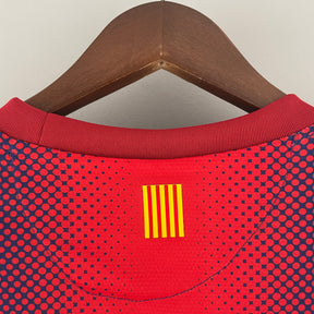 CAMISA RETRÔ BARCELONA HOME MANGA LONGA 12/13