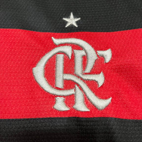 KIT INFANTIL FLAMENGO MANGA LONGA HOME 24/25