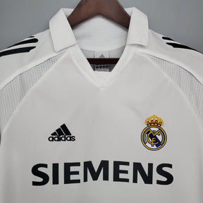 CAMISA RETRÔ REAL MADRID HOME 05/06