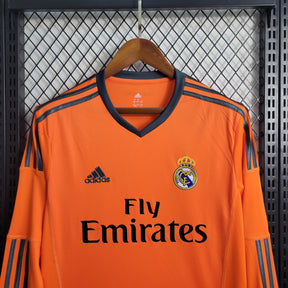 CAMISA REAL MADRID MANGA LONGA RETRÔ AWAY 13/14