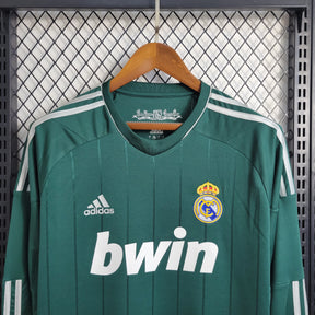 CAMISA REAL MADRID MANGA LONGA RETRÔ AWAY 12/13