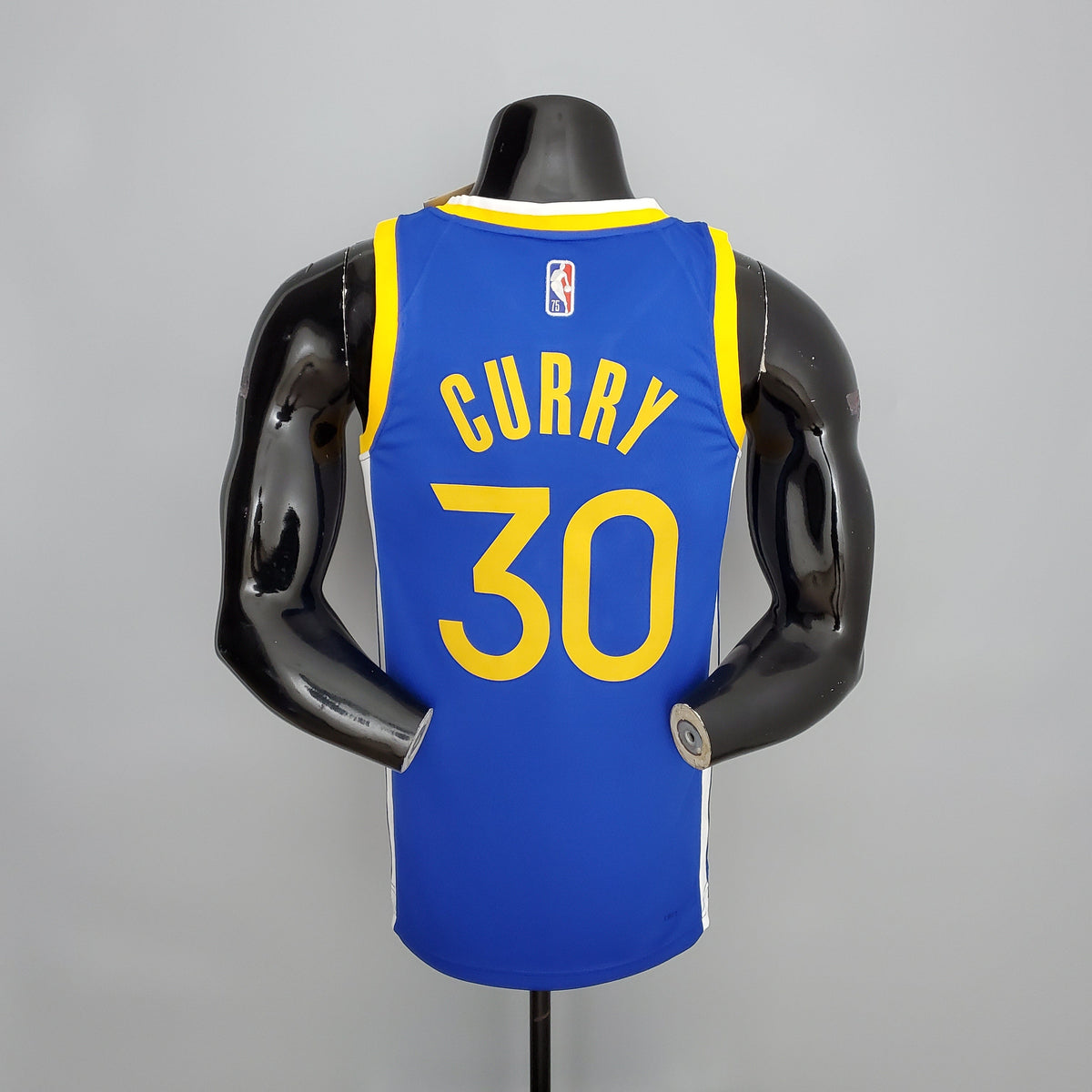 NBA 75TH GOLDEN STATE WARRIORS BLUE NBA JERSEY