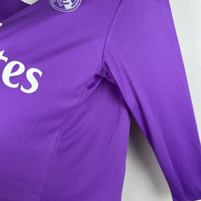CAMISA REAL MADRID MANGA LONGA RETRÔ AWAY 16/17