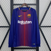 CAMISA RETRÔ MANGA LONGA BARCELONA HOME 17/18
