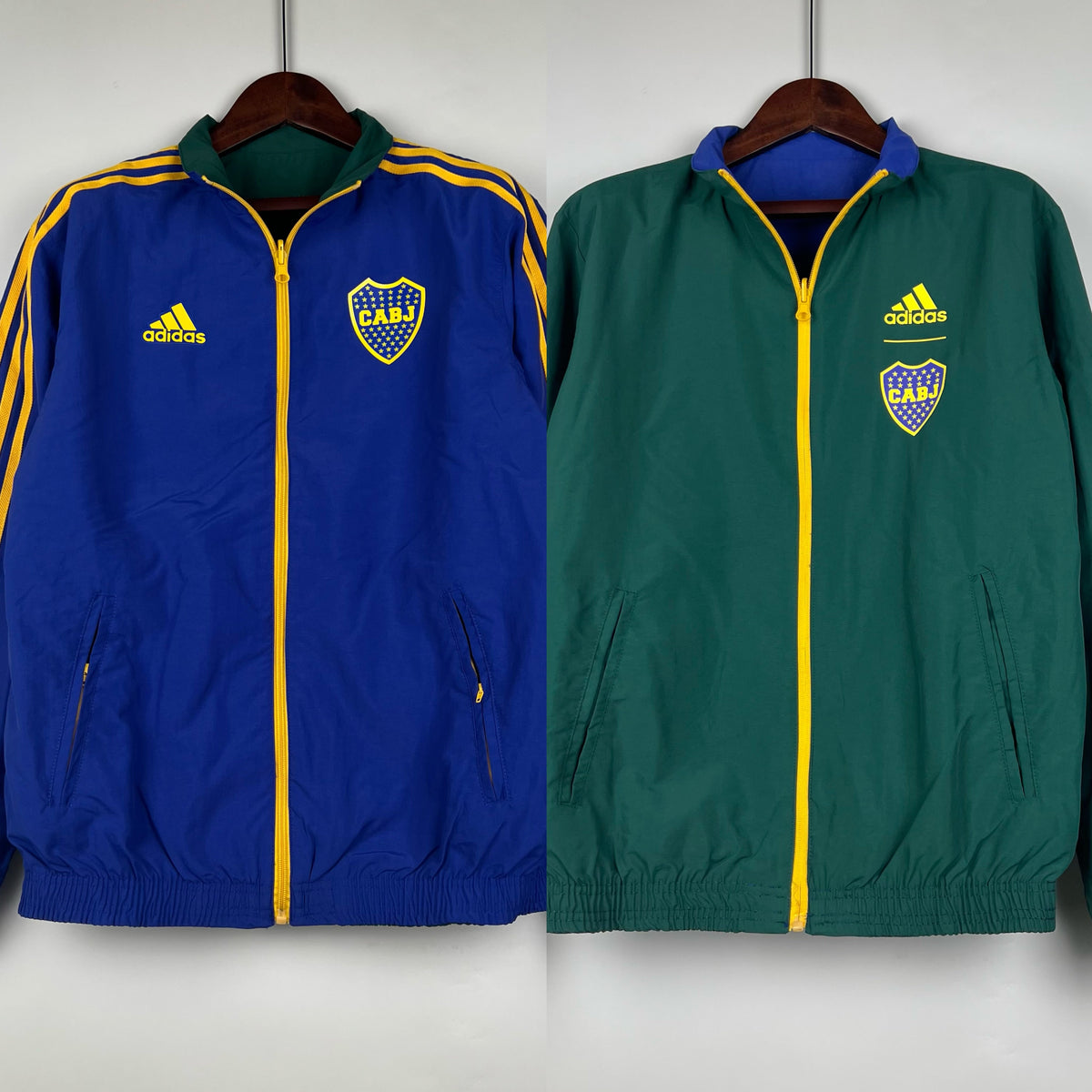 CORTA-VENTO BOCA JUNIORS DUPLA FACE BLUE & GREEN 22/23