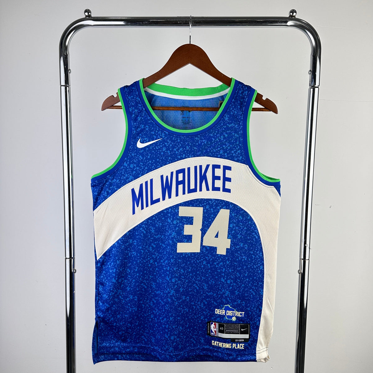 NBA MILWAUKEE BUCKS CITY EDITION BLUE 23/24