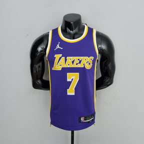 NBA 75TH LOS ANGELES LAKERS PURPLE NBA JERSEY