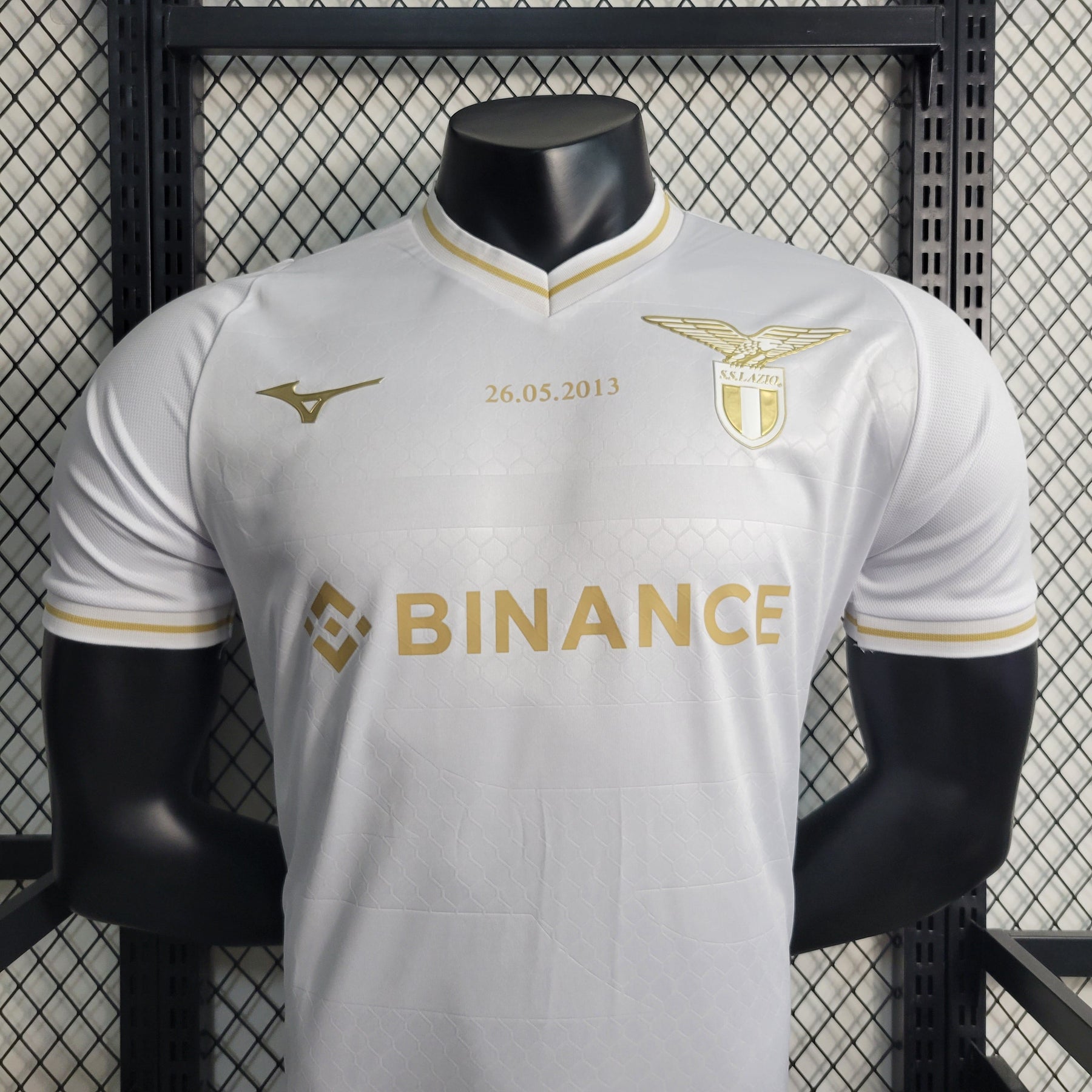 CAMISA LAZIO VERSÃO JOGADOR EDIÇÃO COMEMORATIVA WHITE 23/24