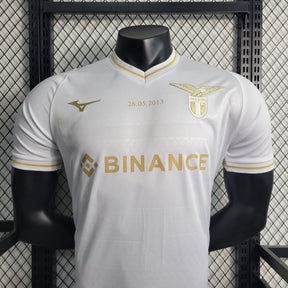 CAMISA LAZIO VERSÃO JOGADOR EDIÇÃO COMEMORATIVA WHITE 23/24