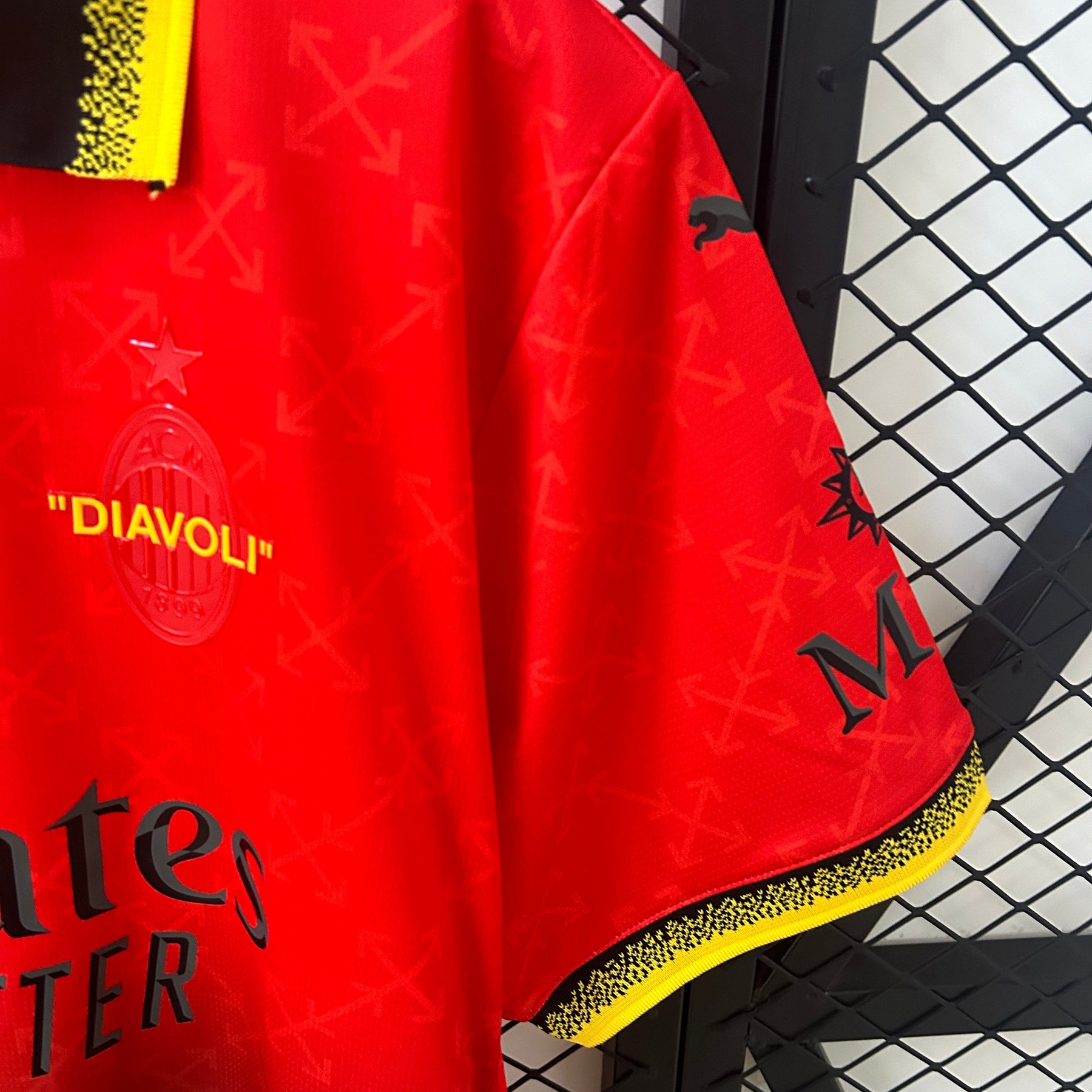 CAMISA MILAN CO-BRANDED EDITION RED 25/26