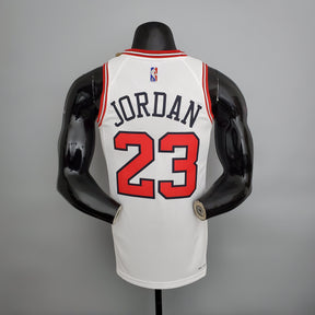 NBA 75TH CHICAGO BULLS WHITE NBA JERSEY