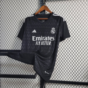CAMISA REAL MADRID GOLEIRO BLACK 23/24
