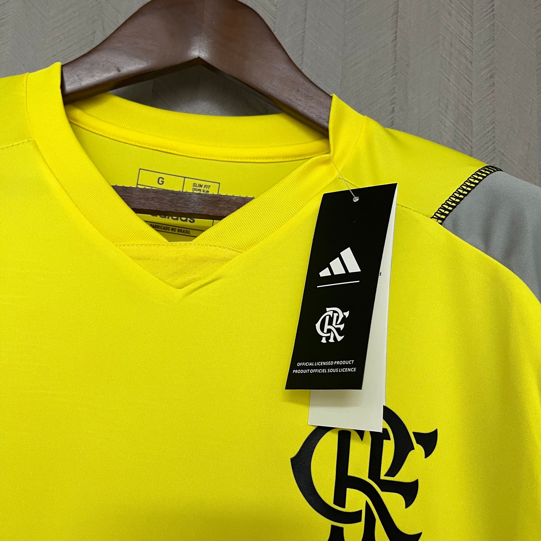 CAMISA FLAMENGO TREINO AMARELO 24/25
