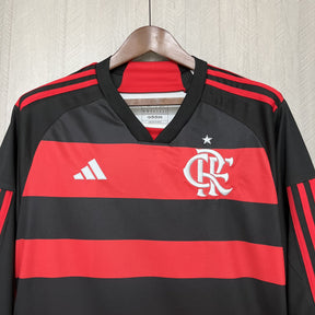 CAMISA FLAMENGO MANGA LONGA HOME 24/25