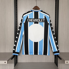 CAMISA RETRÔ MANGA LONGA GRÊMIO HOME 2000
