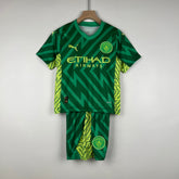 KIT INFANTIL MANCHESTER CITY GOLEIRO VERDE 23/24