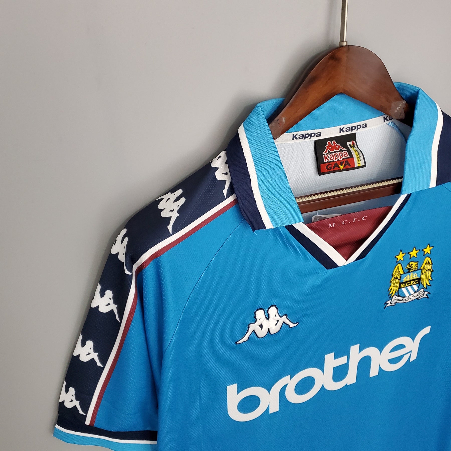 CAMISA MANCHESTER CITY RETRÔ HOME 97/99
