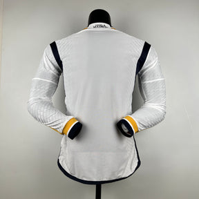 CAMISA REAL MADRID VERSÃO JOGADOR MANGA LONGA HOME 23/24