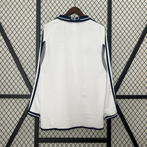 CAMISA REAL MADRID MANGA LONGA RETRÔ HOME 00/01