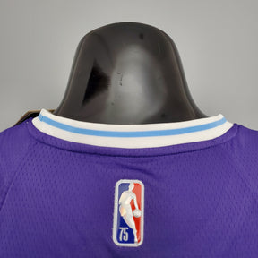 NBA 75TH LOS ANGELES LAKERS PURPLE & BLUE NBA JERSEY