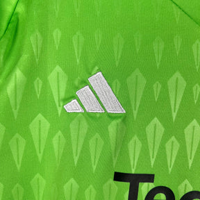 KIT INFANTIL MANCHESTER UNITED GOLEIRO GREEN 23/24