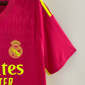 CAMISA REAL MADRID GOLEIRO PINK 23/24