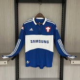 CAMISA RETRÔ PALMEIRAS SAVÓIA BLUE MANGA LONGA 2009/10