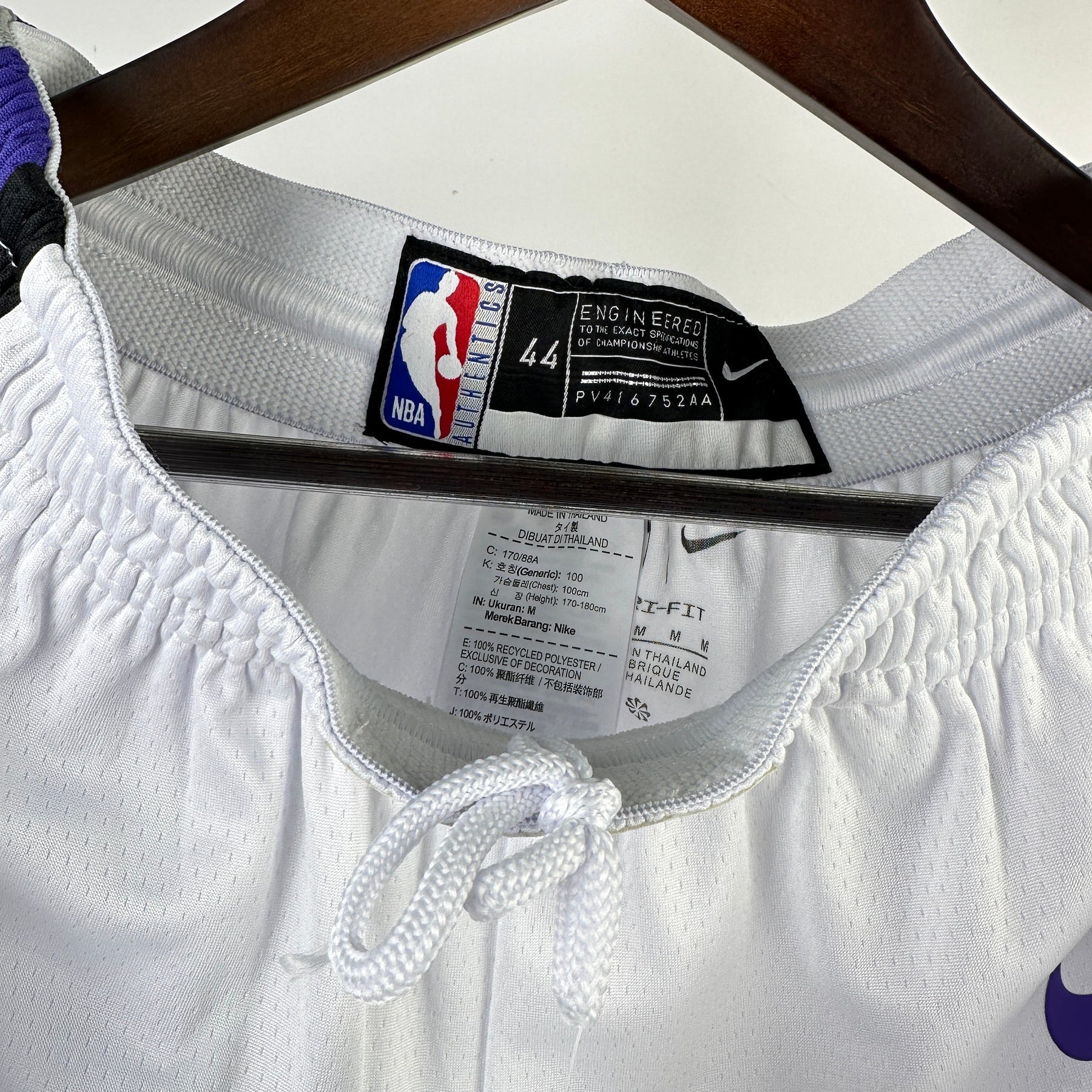 NBA SHORT SACRAMENTO KINGS WHITE 23/24
