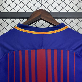 CAMISA RETRÔ MANGA LONGA BARCELONA HOME 17/18