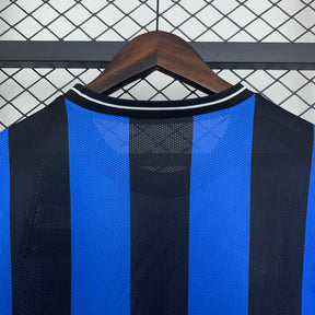 CAMISA RETRÔ MANGA LONGA INTER DE MILÃO HOME 09/10