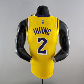NBA 75TH LOS ANGELES LAKERS YELLOW NBA JERSEY