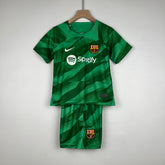 KIT INFANTIL BARCELONA GOLEIRO GREEN 23/24