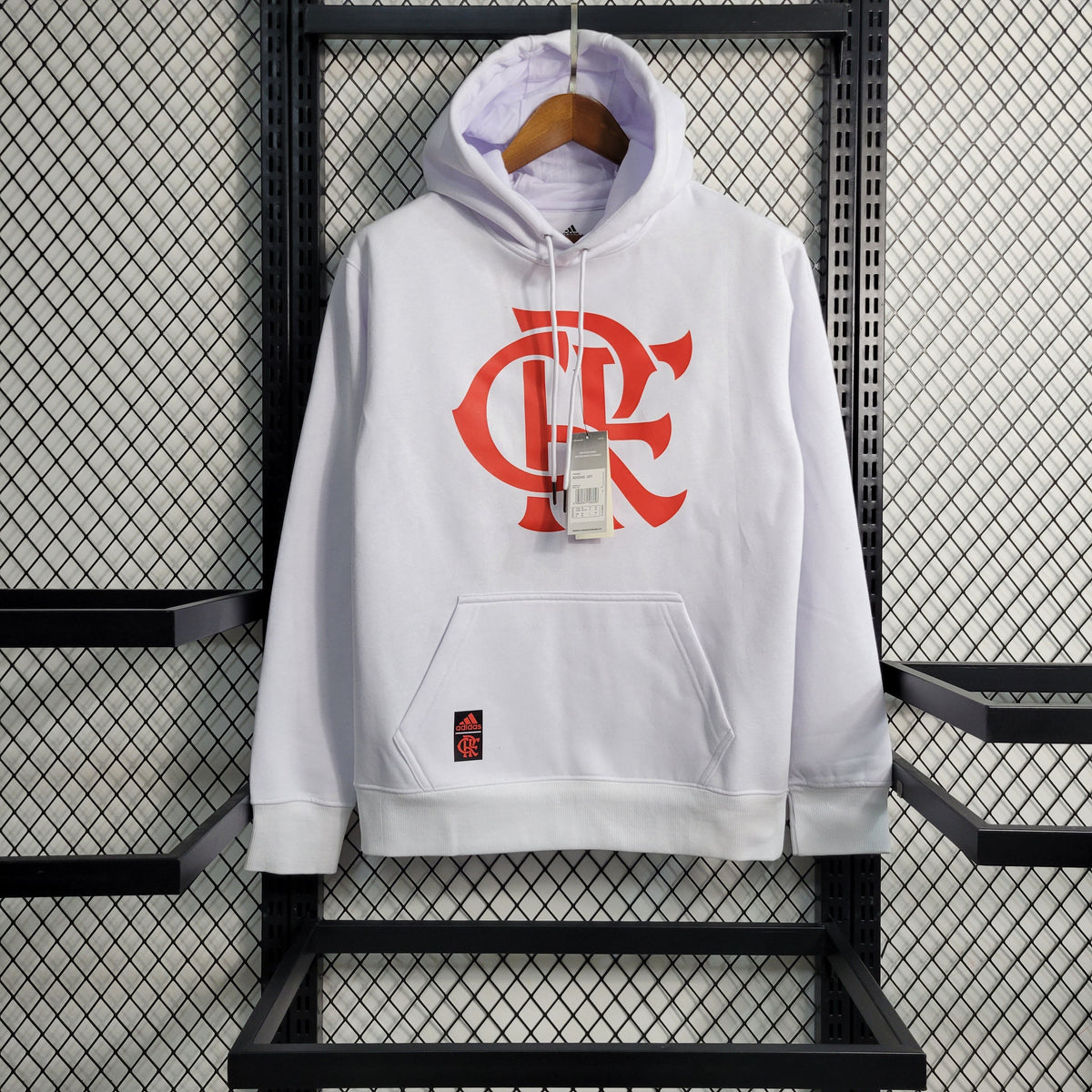 MOLETOM FLAMENGO WHITE 23/24