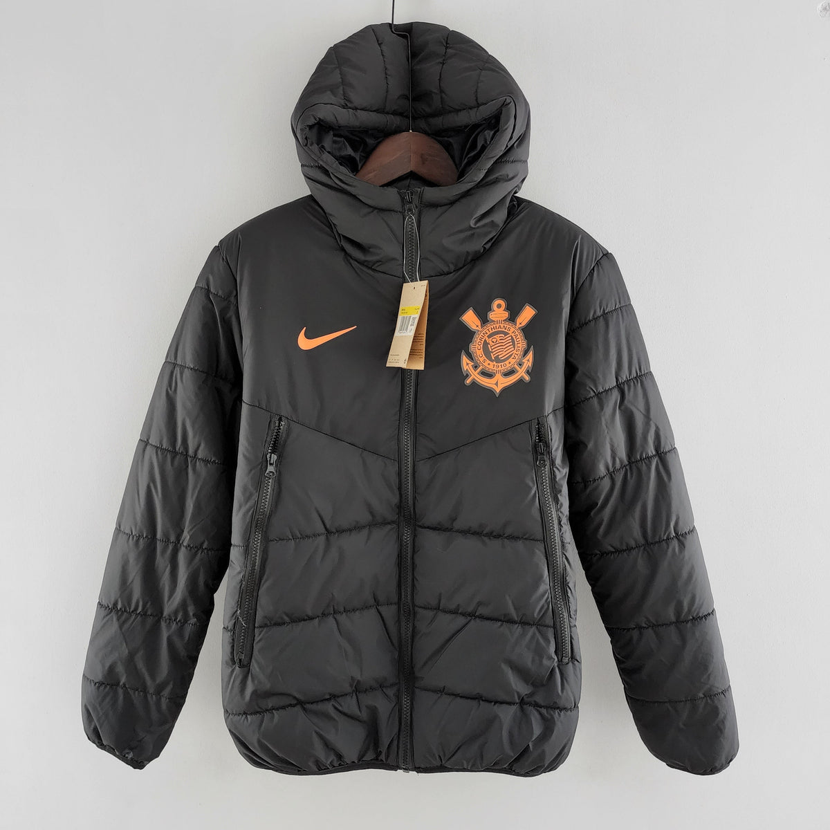 PARKA CORINTHIANS BLACK & ORANGE 22/23