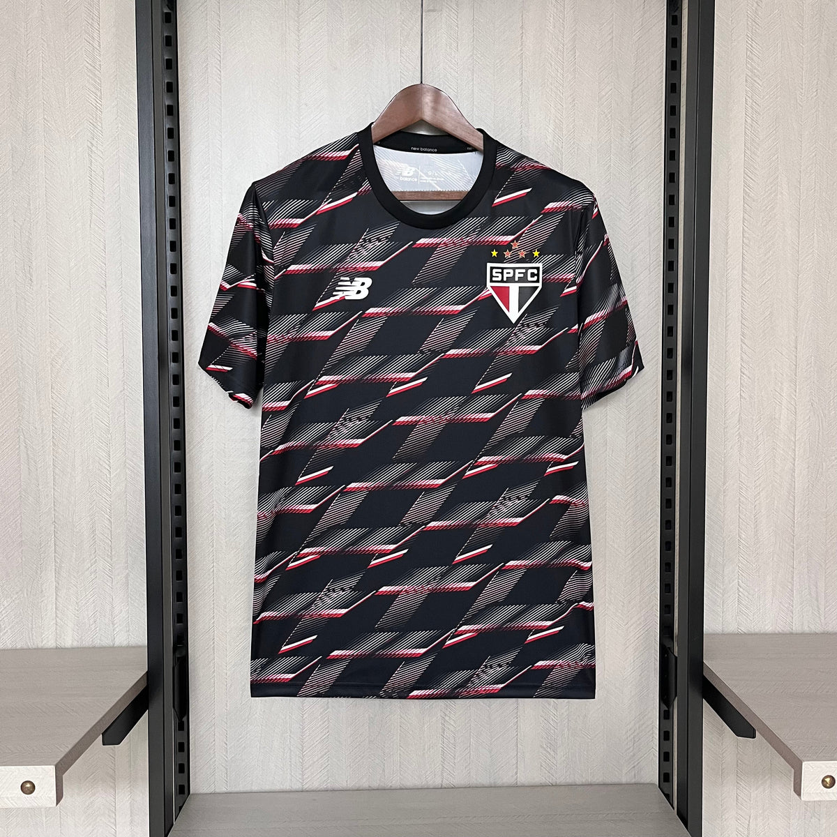 CAMISA SÃO PAULO TREINO BLACK 24/25
