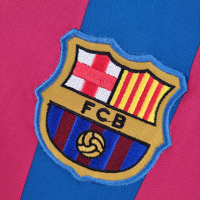 CAMISA RETRÔ BARCELONA HOME MANGA LONGA 05/06