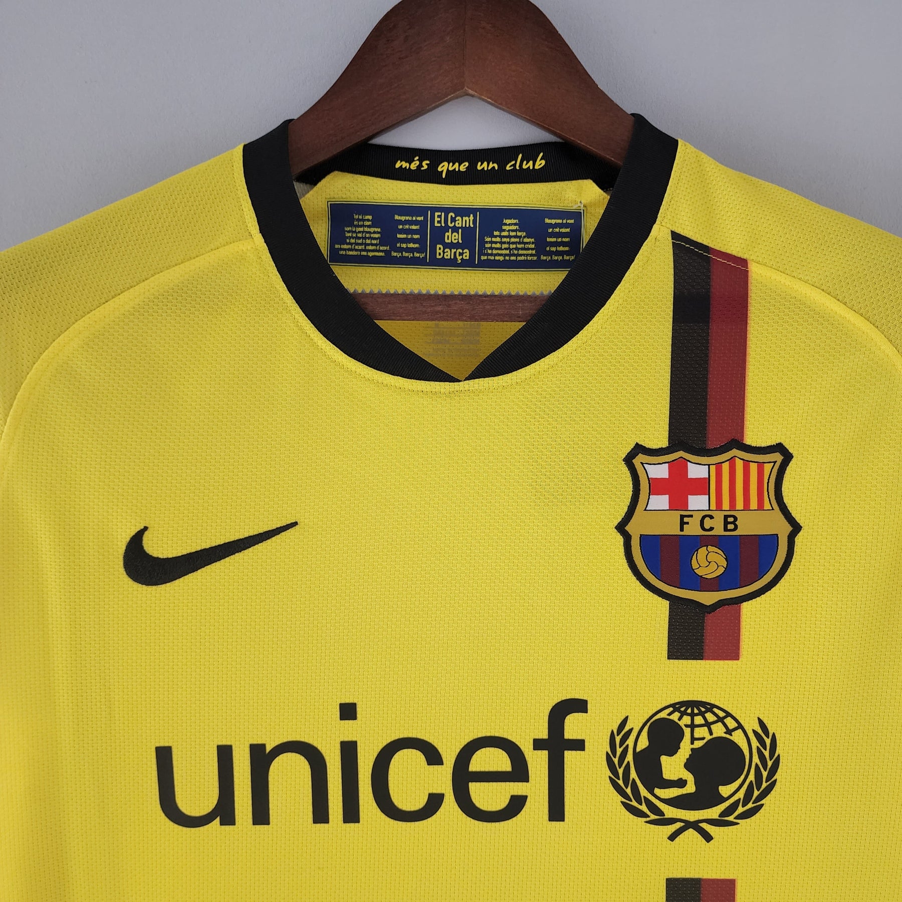 CAMISA RETRÔ BARCELONA AWAY MANGA LONGA 08/09