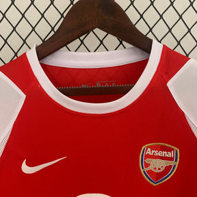 CAMISA RETRÔ ARSENAL HOME MANGA LONGA 02/04