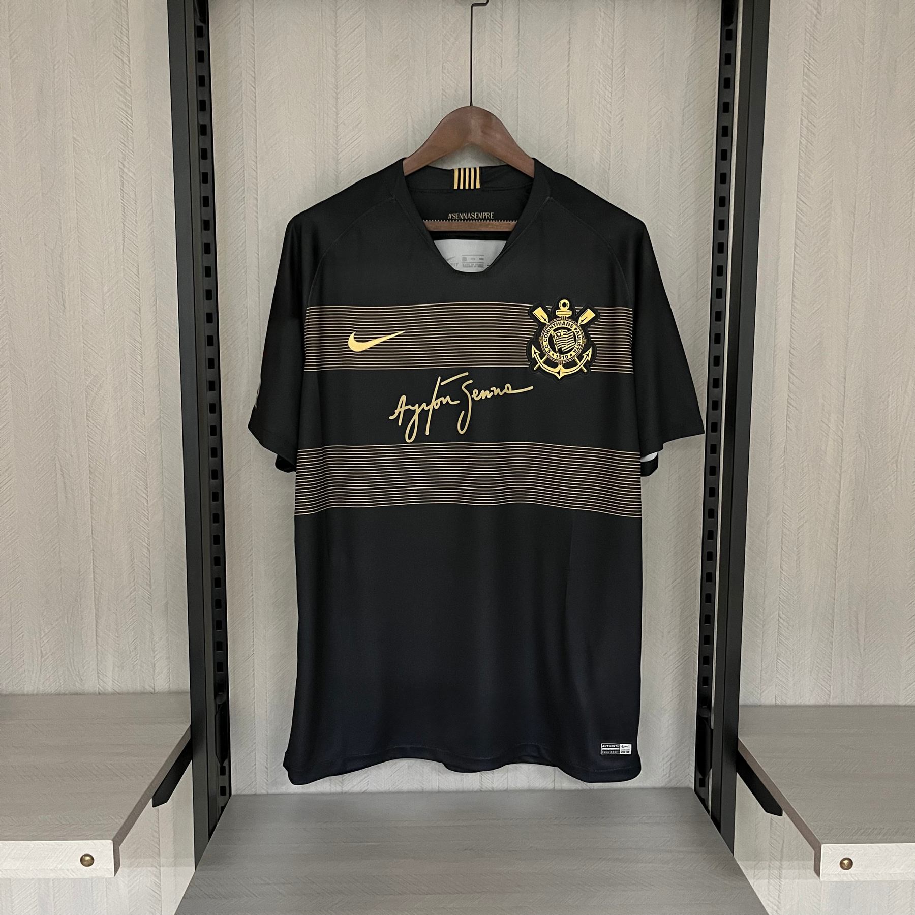 CAMISA CORINTHIANS RETRÔ AYRTON SENNA 18/19